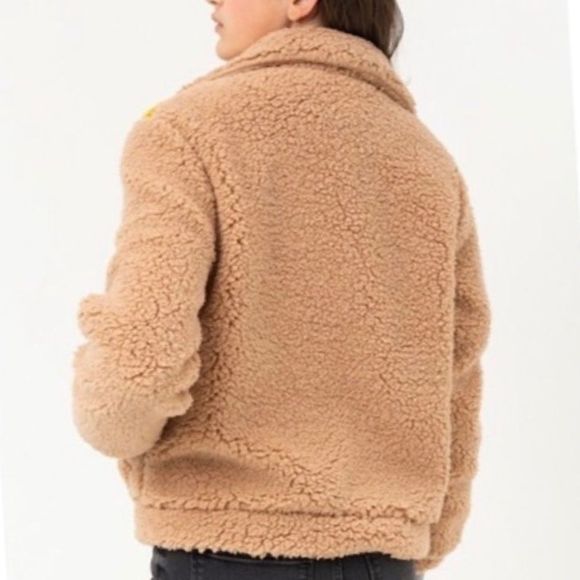 Chevron Teddy Sherpa Jacket - Picture 5 of 6